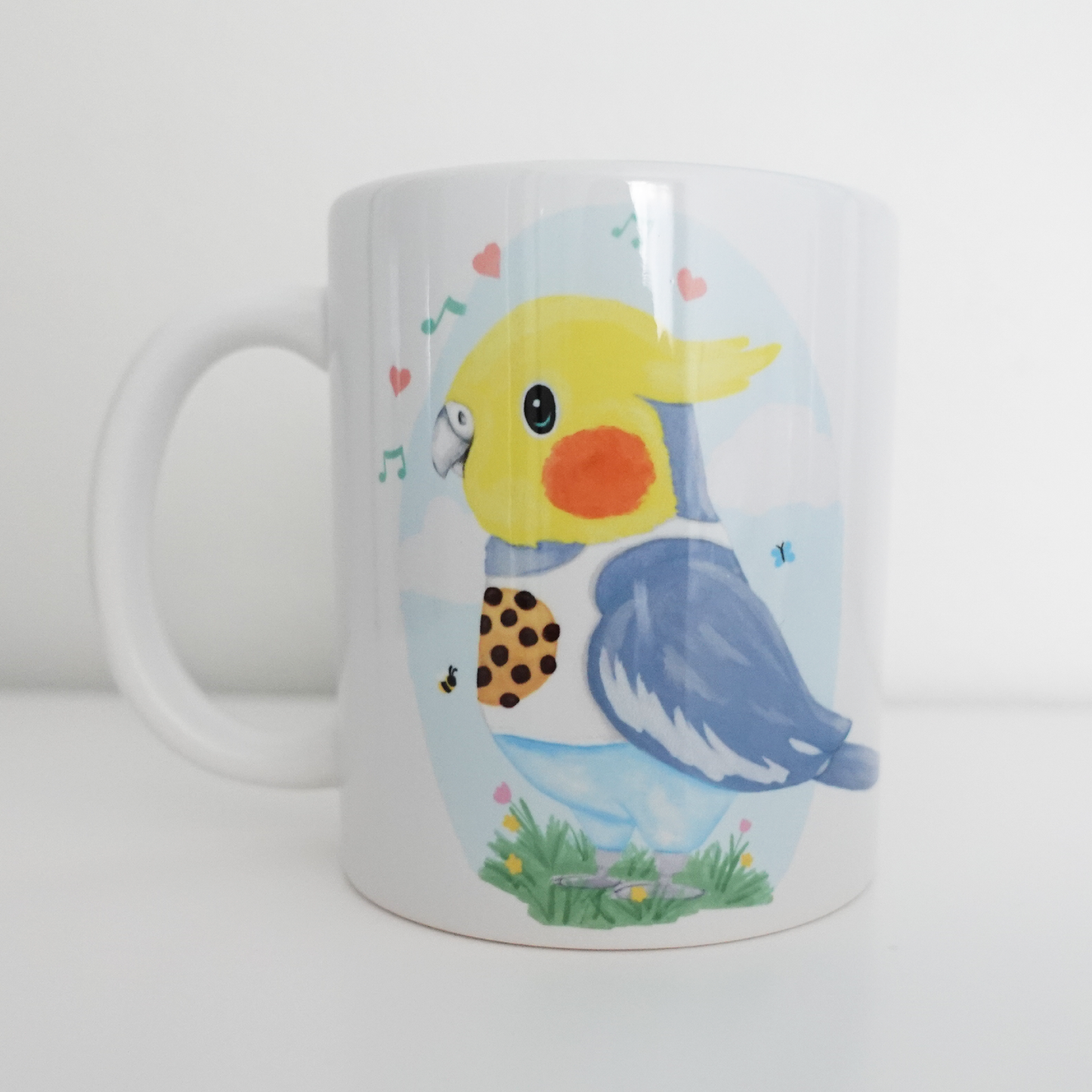 Cockatiel in Cookie Top Mug