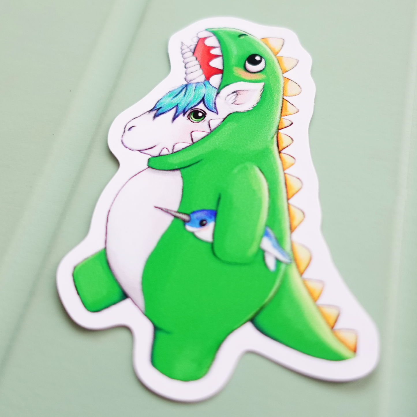 Dinocorn Vinyl Sticker