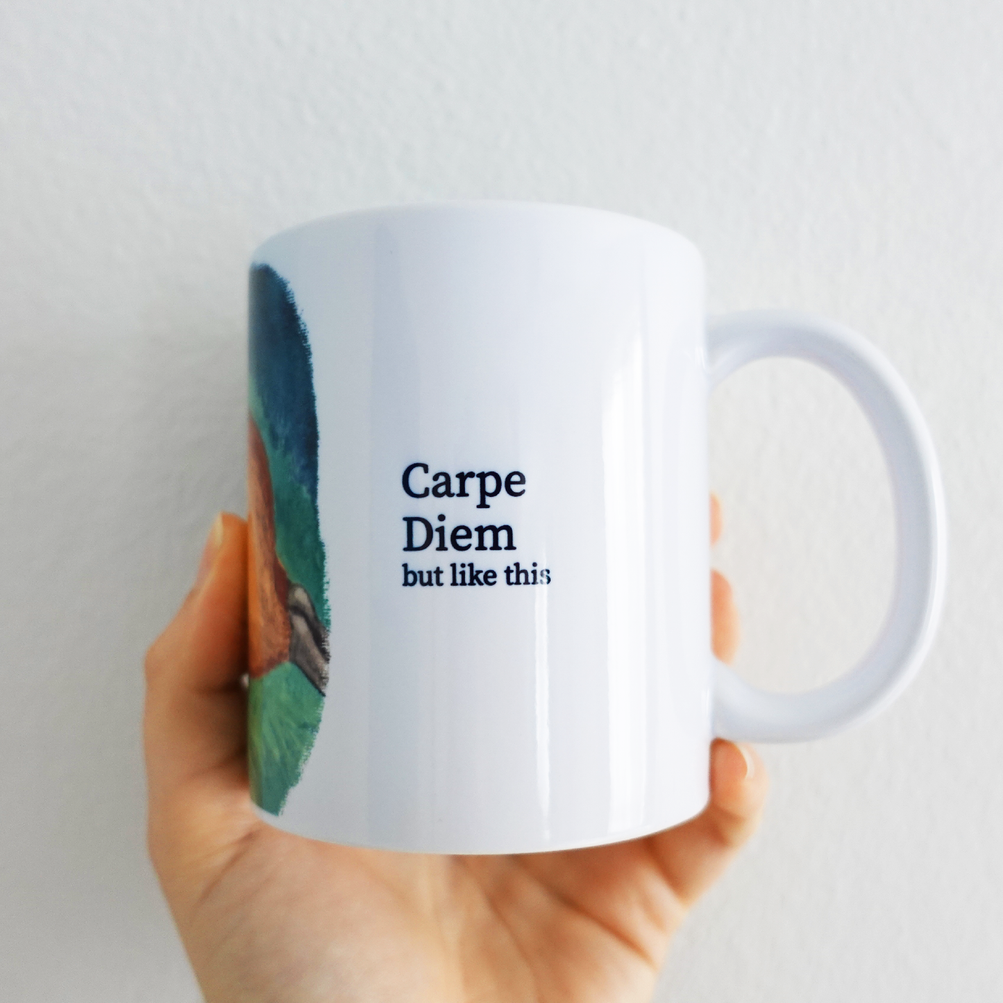 Carpe Diem but like this | Capybara and Axolotl Mug