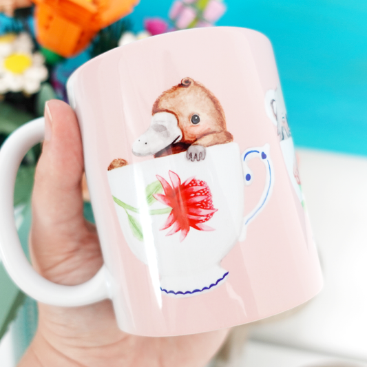 Australian Teacup Friends Coffee Mug