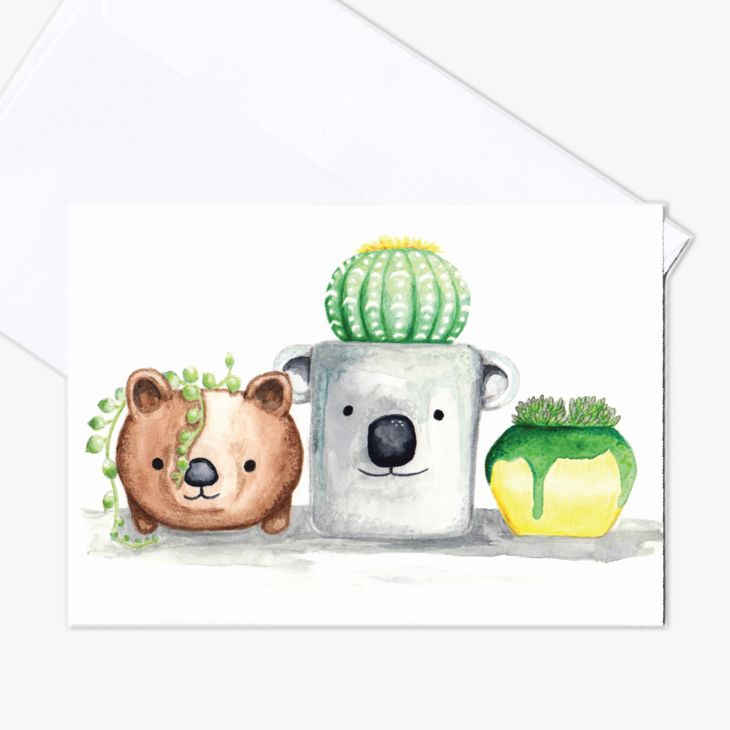 Aussie Plant Friends Card