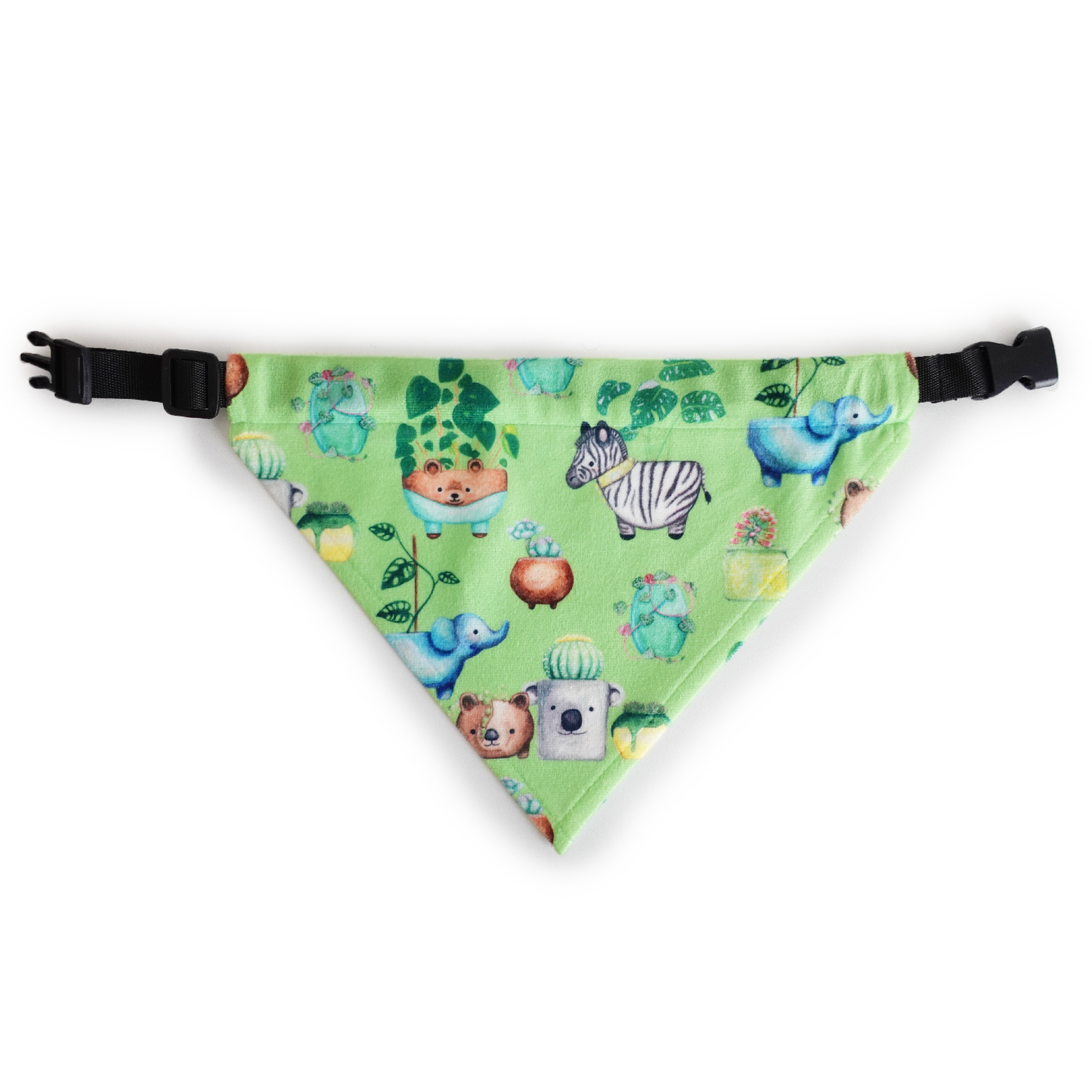 Green Paw Indoor Plant Dog Bandana