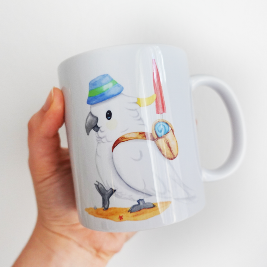 Sunny Days Cockatoo Mug