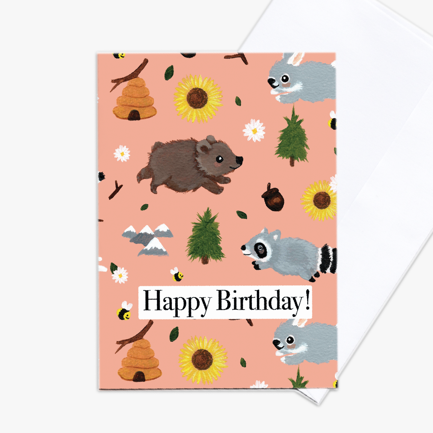 Woodlands Happy Birthday Card